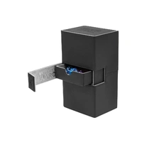 Ultimate Guard: Deck Box – XenoSkin Twin Flip'n'Tray Deck Case 160+ – Black