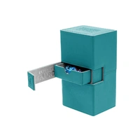 Ultimate Guard: Deck Box – XenoSkin Twin Flip'n'Tray Deck Case 160+ – Petrol Blue