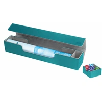 Ultimate Guard: Deck Box – XenoSkin Flip'n'Tray Mat Case – Petrol Blue