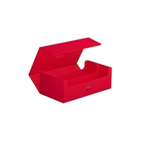 Ultimate Guard: Deck Case – XenoSkin Monocolour Arkhive Flip Case 800+ – Red