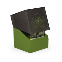 Ultimate Guard: Deck Box – Boulder 100+ – Druidic Secrets: Arbor (Olive Green)