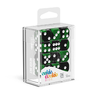 Oakie Doakie: Dice – D6 16 mm Glow in the Dark – Biohazard (12)