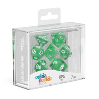 Oakie Doakie: Dice – RPG Set Speckled – Green (7)