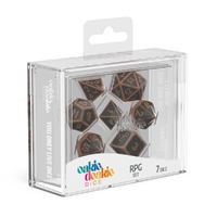 Oakie Doakie: Dice – RPG Set Metal Dice – Steampunk (7)