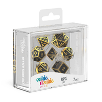 Oakie Doakie: Dice – RPG Set Metal Dice – Alchemy Gold (7)