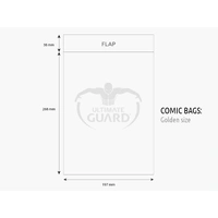 Ultimate Guard: Comic Bags – Golden Size
