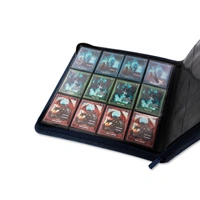 Ultimate Guard: Portfolio – 24-Pocket QuadRow XenoSkin ZipFolio 480  – Dark Blue