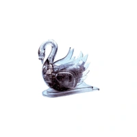 Puzzle - 3D Swan; Black; Crystal Puzzle