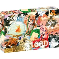 ENJOY Puzzles: Curious Cats 1000pc