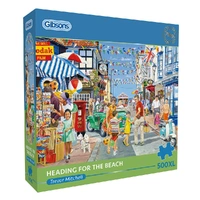 Puzzle - Gibsons - Heading For The Beach 500Pcxl