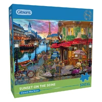 Puzzle - Gibsons - Sunset On The Seine 500Pcxl