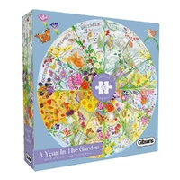 Puzzle - Gibsons - Year In The Garden 500Pc Circu