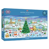 Puzzle - Gibsons - Skating In The Village 636Pc