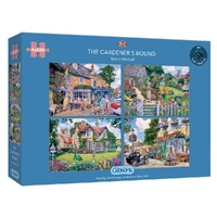 Puzzle - Gibsons - The Gardeners Round 4 X 500Pc