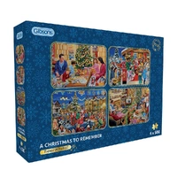 Puzzle - Gibsons - Christmas To Remember 4 X 500P