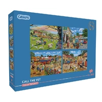 Puzzle - Gibsons - Call The Vet 4X500Pc