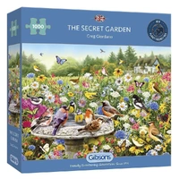 Puzzle - Gibsons - Secret Garden 1000Pc Blue Box