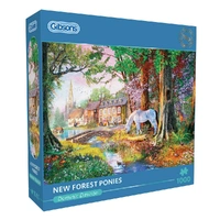 Puzzle - Gibsons - New Forest Ponies 1000Pc