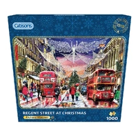 Puzzle - Gibsons - Regent Street Christmas 1000Pc