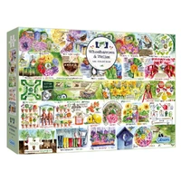 Puzzle - Gibsons - Wheelbarrows & Wellies 1000Pc