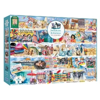 Puzzle - Gibsons - Deckchairs & Donkeys 1000Pc