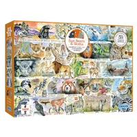 Puzzle - Gibsons - Sun Bears & Sloths 1000Pc