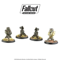 Fallout Wasteland Warfare - 4 Turrets