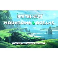 Into the Wilds Battlemap Books - Mountains & Oceans