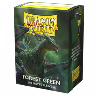 Dragon Shield: Japanese Size Sleeves – Matte – Forest Green