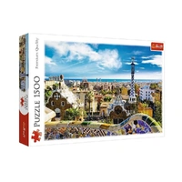 Puzzle - Trefl Park - Park Guell; Barcelona 1500Pc