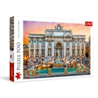 Puzzle - Trefl Park - Trevi Fountain; Rome 500Pcs