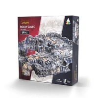 Dungeons & Lasers: PrismaCast Pre-Painted Terrain - Rocky Caves: Pre-Painted