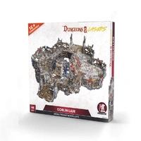 Dungeons & Lasers: Half-Height Walls - Goblin Lair: Unpainted