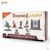 Dungeons & Lasers: Ghosts Miniature Pack Clear Plastc
