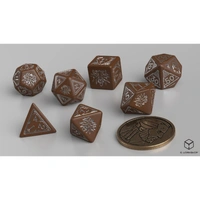 Q Workshop - The Witcher Dice Set Geralt - The Roach'S Companion Dice Set 7 With Coin