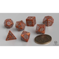Q Workshop - The Witcher Dice Set Geralt - The Monster Slayer Dice Set 7 With Coin