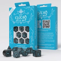 Q Workshop - 20 Year Elvish - Dice Set 7
