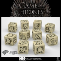 Q Workshop - Game of Thrones - Stark Dice Set 10x D6