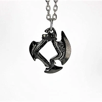 CHX 53312 Pendant 12mm d6 Axe Blade w/ Gunmetal Grey Finish