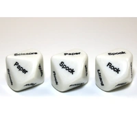 CHX KOP18382 Rock Paper Scissors Lizard Spock White/black
