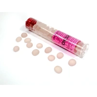 CHX 01194 Frosted Pink Glass Stones Tube