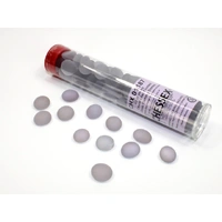 CHX 01187 Frosted Lilac Glass Stones Tube