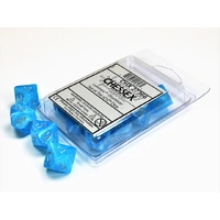 CHX 27366 Luminary Sky/silver Set of Ten d10s