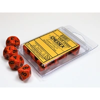 CHX 25103 Speckled Fire Set of Ten d10s