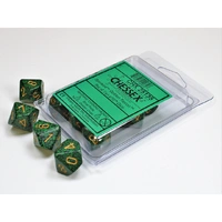 CHX 25135 Speckled Golden Recon Set of Ten d10s
