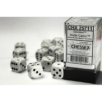 CHX 25711 Speckled Arctic Camo 16mm d6 Dice Block (12 dice)