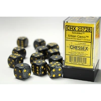 CHX 25728 Speckled Urban Camo 16mm d6 Dice Block (12 dice)