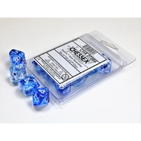 CHX 27266 Nebula Dark Blue/white Set of Ten d10s