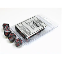 CHX 27278 Velvet Black/red Set of Ten d10s