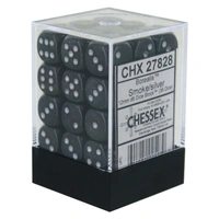 CHX 27828 Borealis #2 12mm d6 Smoke/Silver Block (36)